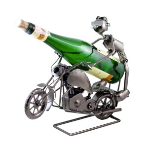 Stovas buteliui metalinis Motociklininkas W92 0.75L