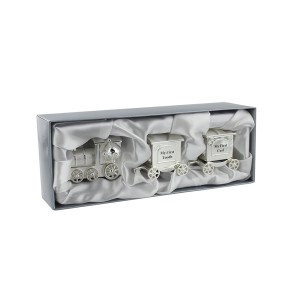 Suvenyras Traukinys dėžutė pirmam dantukui/sruogai CG423 H:4 W:14 D:5 cm Widdop