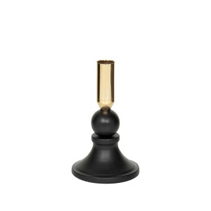 Žvakidė metalinė aukso sp. VC8417C h 16 cm