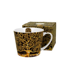 Puodelis porcelianinis G. Klimt Gyvenimo medis 600 ml DUO
