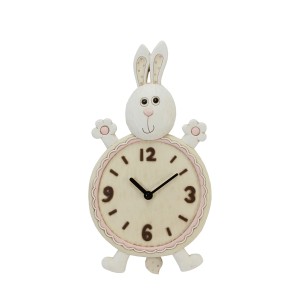 Laikrodis sieninis Triušis H:37 W:20 D:3 cm W7603 psb