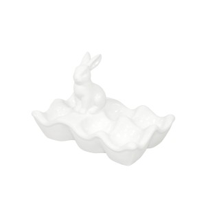 Dėklas 6 kiaušiniams  keramikinis 13,5x20x12 cm 100207 velyk