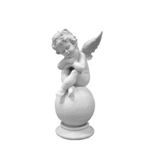 Figūrėlė Angelas ant rutulio 29x14x14 cm 67103