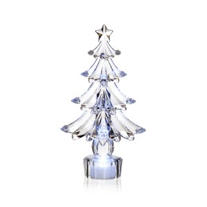 Dekoracija iš akrilo Eglutė su led šviesa 13x29cm LA-800917 SAVEX KLD