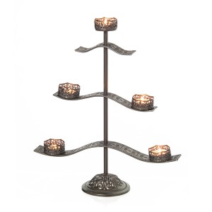 Žvakidė metalinė 5 žv. FH170466L 47X15X53