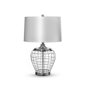 Šviestuvas stalinis metalinis stovas su gaubtu H:65 x W:40 x D:40 cm. SAVEX