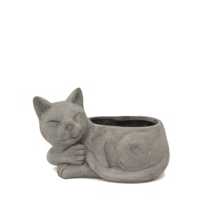 Vazonas keramikinis katinas 16x26,5x14 cm 106267