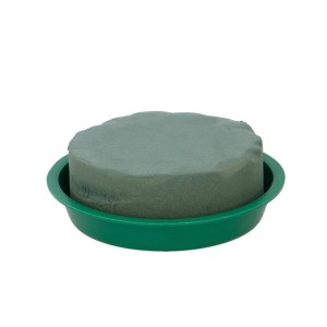 Floristinė oazė su plastikiniu dubeniu 12 x 12 x 4 cm 871125208077