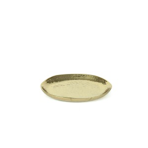 Dekoratyvinė lėkštelė metalinė 10x10x1,5 cm SAVEX