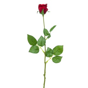 Dekoratyvinė gėlė Rožės pumpuras raudona/rožinė (12)  h 61 cm SAVEX