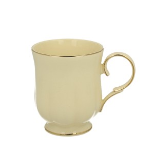 Puodelis porcelianinis kreminės spl. CLARK 450 ml DUO