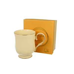 Puodelis porcelianinis kreminės spl. CLARK 450 ml DUO