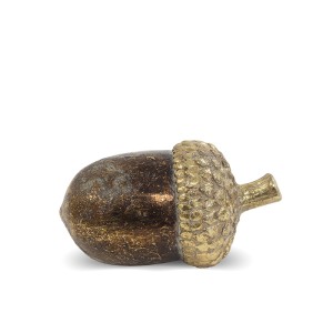 Dekoracija gilė  aukso sp. polirezin. 12,5x7x7 cm  122135 KLD