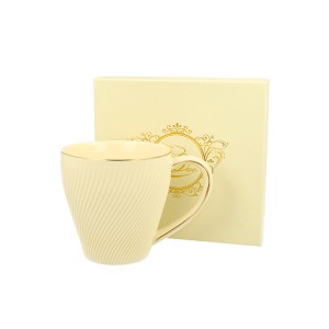 Puodelis porcelianinis kreminės spl. 430 ml ICE CREAM DUO