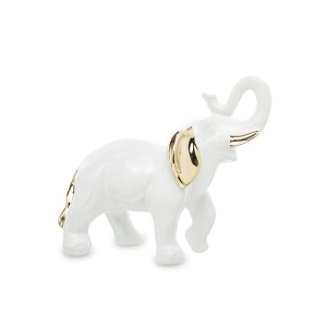 Figūrėlė Dramblys keramikinis baltas 14x17x7,5 cm 131482