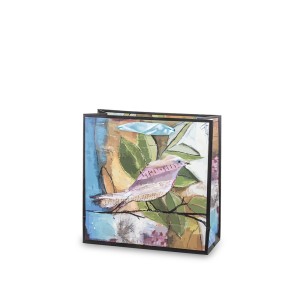 Dovanų maišelis Paukštis 20x20x8 cm 136148