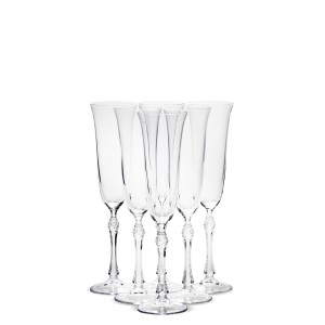 Taurės šampanui 6 vnt.190 ml BOHEMIA 26x6,5x6,5 cm 119269