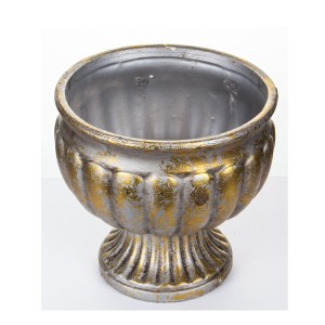 Vazonas keramikinis sendinto aukso sp. 16,5x17x17 cm 135002