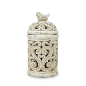 Žvakidė ažūrinė betoninė 29,5x15x15 cm 128344