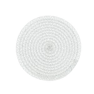 Padėkliukas stalo iš poliesterio pilkas 38 cm 320048