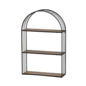 Lentynėlė pakabinama metalas/MDF 46x15x71 cm 606782