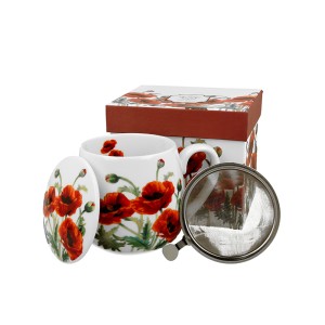 Puodelis plikomai arbatai  Aguonos  430 ml DUO