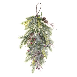Dekoratyvinė kėnio girlianda  su uogytėm 63x35x10 cm 139876 KLD