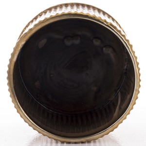 Vazonas keramikinis aukso spalvos 15x18x18 cm 142698