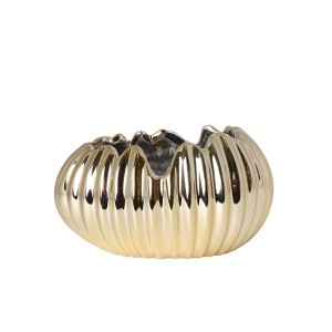 Indelis keramikinis Kiaušinio kevalas auksinės spl. 22x15x12 cm 4293 velyk.