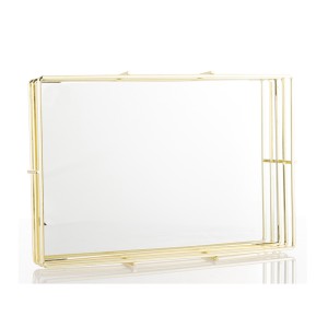 Padėklas metalinis aukso spl.  4,5x30x20 cm 148744