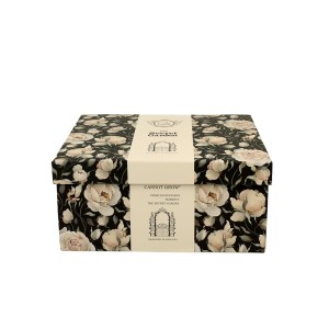 Puodeliai porcelianiniai 2 vnt. ENGLISH ROSES BLACK 250 ml DUO