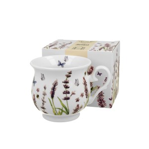 Puodelis porcelianinis Levandos 500 ml DUO