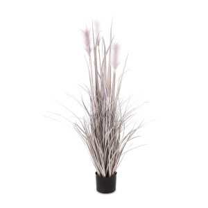 Dekoratyvinė gėlė vazonėlyje pilkos sp.121x65x66 cm 161837