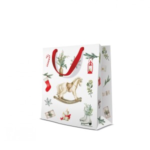 Dovanų maišelis Supamas arkliukas 25x20x10 cm 152243 KLD