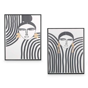 Paveikslas drobė su rėmu Mergina 40x50x5 cm (mix) Giftdecor 13582