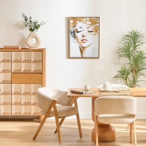 Paveikslas drobė su rėmu Mergina 58x78x4 cm Atmosphera 223812