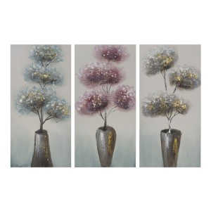 Paveikslas Gėlės vazoje (3 mix) 30x60x3 cm 8445393203850