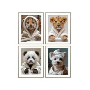 Paveikslas Gyvūnai 40x50x2 cm (mix 4) 8445393482064