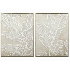 Paveikslas Lapai (2 mix) 3x60x80 cm 8445393563626