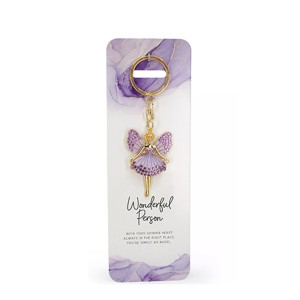 Raktų pakabukas Angelas violetinis 1x12x4 cm 93960 Celebrations Widdop