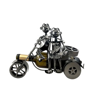 Stovas buteliui metalinis Pora ant motociklo W153 0.75 L