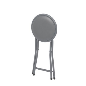 Kėdė-taburetė sulankstoma D30xH45 cm pilka sp. Urban Living 224738