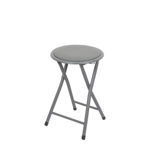 Kėdė-taburetė sulankstoma D30xH45 cm pilka sp. Urban Living 224738