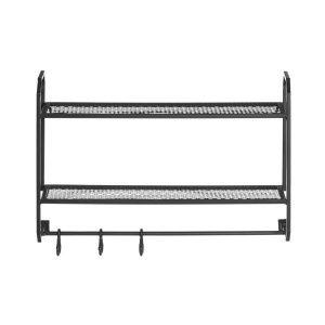 Lentynėlė pakabinama metalinė su kabykla 62x15x44 cm 4Living 606783