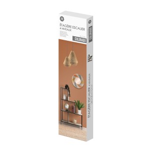 Lentyna pastatoma 30x80x112,4 cm juoda, medis Urban Living 152176