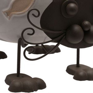 Vazonas Katė keramikinis baltas 14x23.5x14 cm CL1073 Country Living Widdop