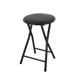 Kėdė-taburetė sulankstoma D30xH45 cm juoda sp. Urban Living 224737