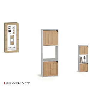 Lentyna pastatoma 30x29x87,5 cm juoda, medžio sp. MobleKit BY05014079480