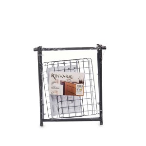 Lentyna pastatoma 43x89x30 cm metalinė, juodos sp. Giftdecor 79784