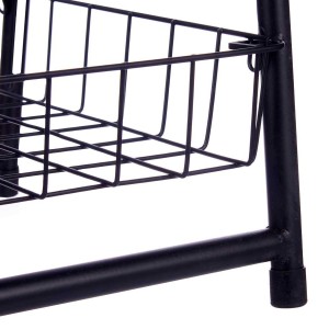 Lentyna pastatoma 43x89x30 cm metalinė, juodos sp. Giftdecor 79784